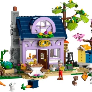 La maison des apiculteurs et le jardin fleuri