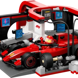 Arrêt au stand de F1® avec voiture Ferrari