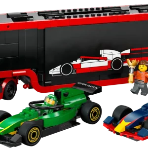Camion de F1® avec voitures de F1® RB20 et AMR24