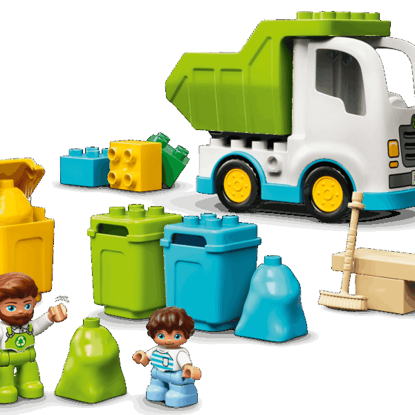 Le camion poubelle et le tri sélectif