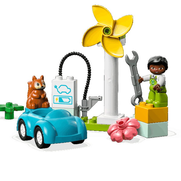 L’éolienne et la voiture électrique