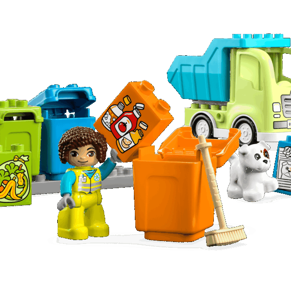 Le camion de recyclage