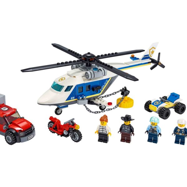 L'arrestation en hélicoptère