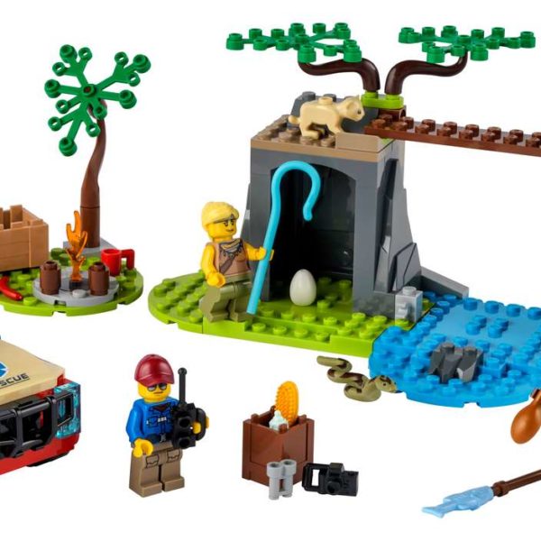 Le tout-terrain de sauvetage des animaux sauvages