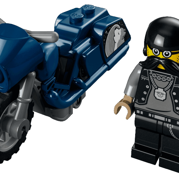 La moto de cascade du Biker