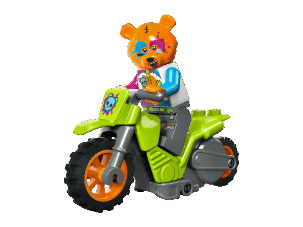 La moto de cascade de l’Ours