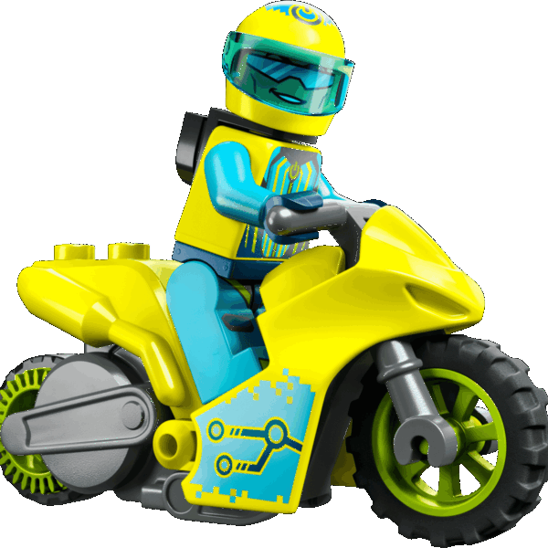 La cyber moto de cascade