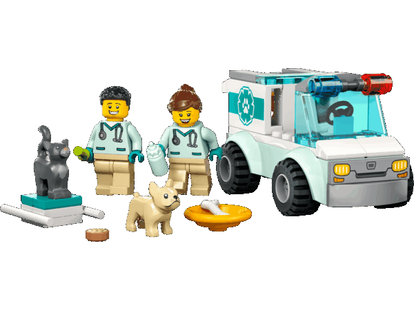 L'intervention du véhicule vétérinaire