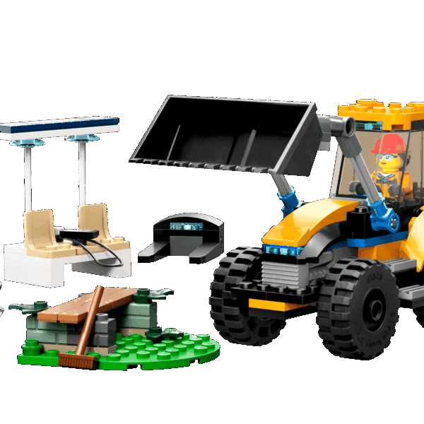 La pelleteuse de chantier