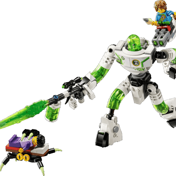 Mateo et Z-Blob le robot