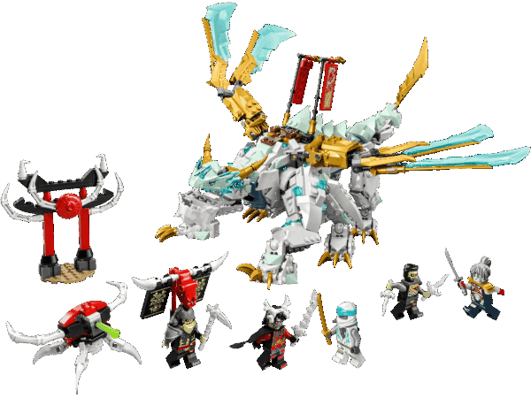 La créature Dragon de glace de Zane