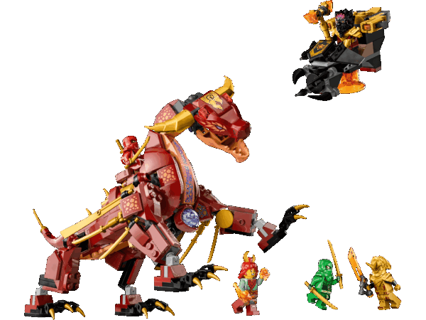 Le dragon de lave transformable de Heatwave