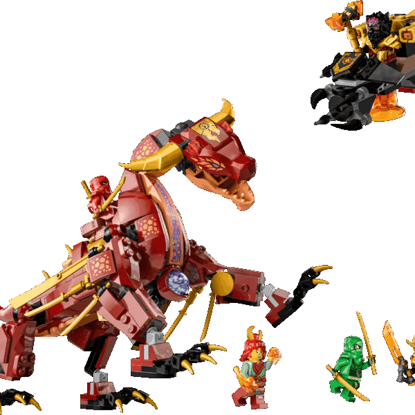 Le dragon de lave transformable de Heatwave