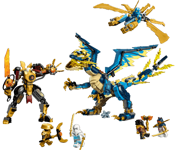 Le dragon élémentaire contre le robot de l’impératrice