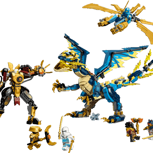 Le dragon élémentaire contre le robot de l’impératrice