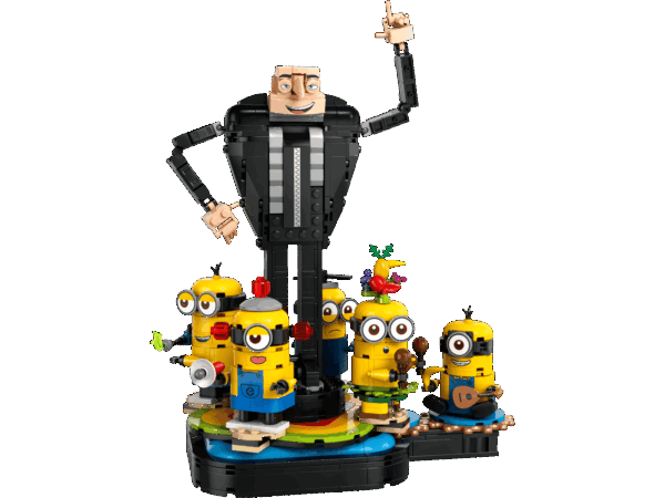 Gru et les Minions en briques