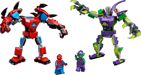 Spider-Man et le Bouffon Vert le combat des robots