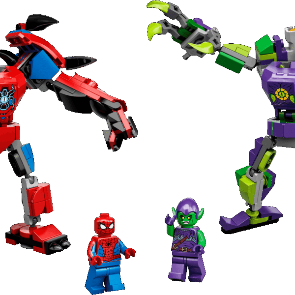 Spider-Man et le Bouffon Vert le combat des robots