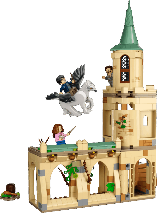 La cour de Poudlard : le sauvetage de Sirius