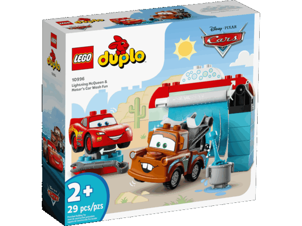 La station de lavage avec Flash McQueen et Martin