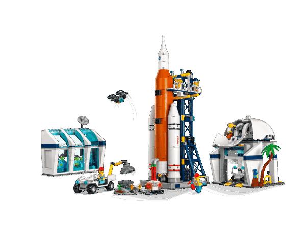 La base de lancement de la fusée