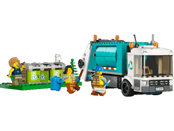 Le camion de recyclage