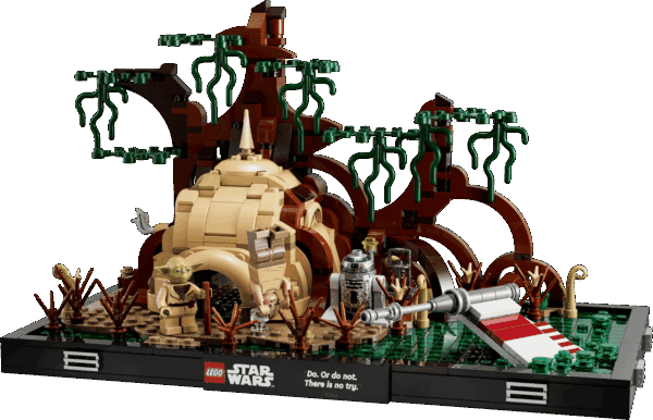 Diorama de l’entraînement Jedi sur Dagobah